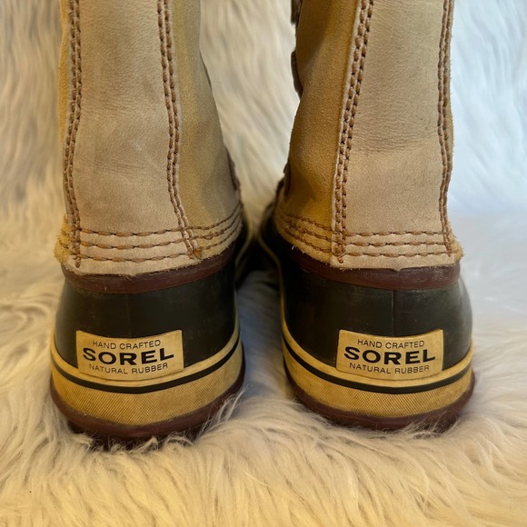 SOREL Joan of Arctic Leather Faux Fur Waterproof Knee High Winter Boots, NL1540 - Picture 7 of 12